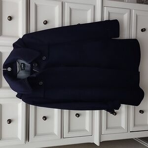 J. Crew Womens Dark Blue Winter Coat Size 4